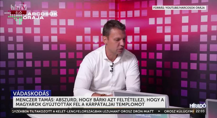 Menczer Tamás: Amikor az abszurd abszurdjával találkozol, hogy mi gyújtottuk fel a kárpátaljai templomot  videó