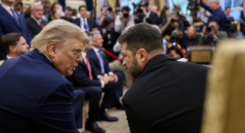 Trump megmutatta Zelenszkijnek a Fehér Ház titkos szobáját és az ukrán elnök rögtön megbánta, hogy betette oda a lábát