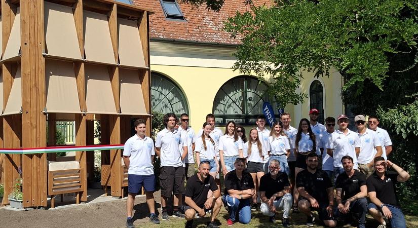 Létavértesi építőtábor – egy elkészült alkotás