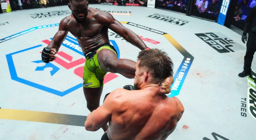Lemásolta testvére legendás fejrúgásos KO-ját az angol ketrecharcos
