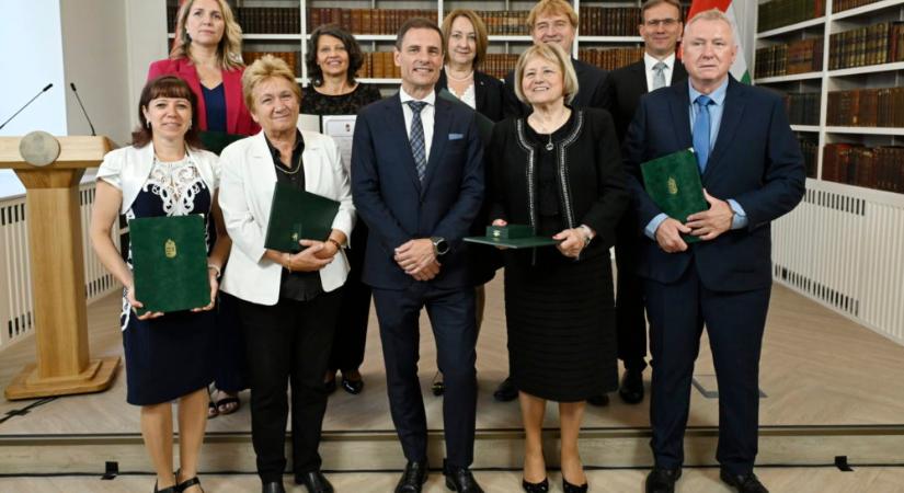Állami kitüntetéseket adtak át az Igazságügyi Minisztériumban