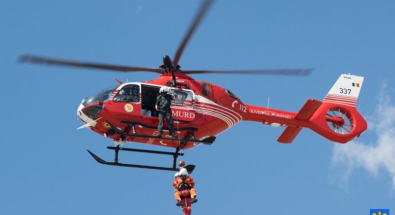 Lézerrel játszó ötéves gyerek zavarta meg a helikopter leszállását Nagyszebenben