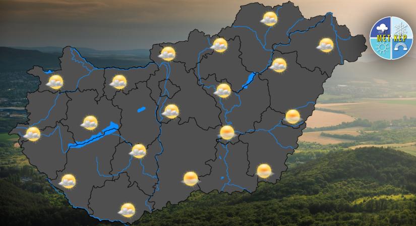 Friss hajnalok, kellemesen meleg délután
