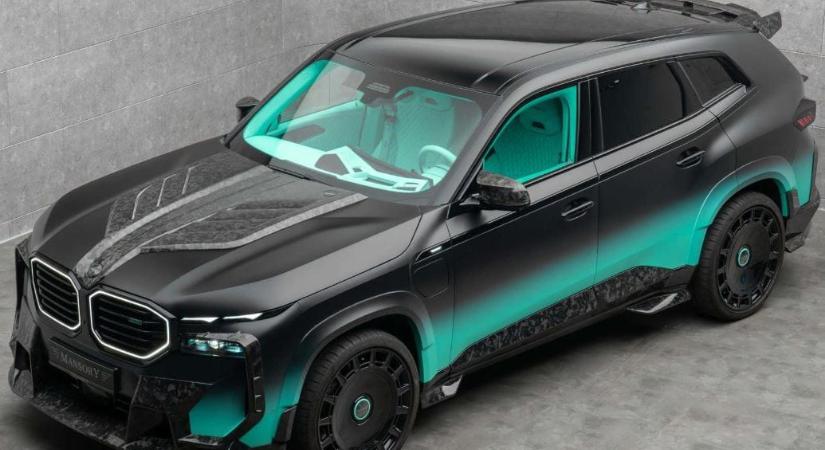Fekete–türkiz szörnyeteg: a Mansory megalkotta eddigi legvadabb BMW-jét