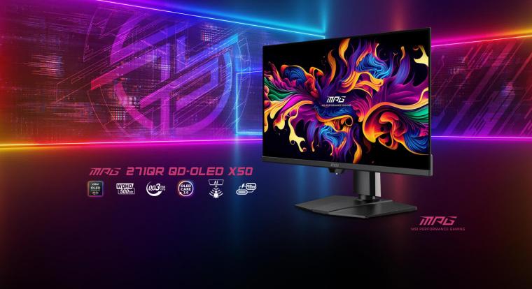 Az MSI mindenbe AI-t rak – bemutatkozott az MPG 271QR QD-OLED X50 gamermonitor