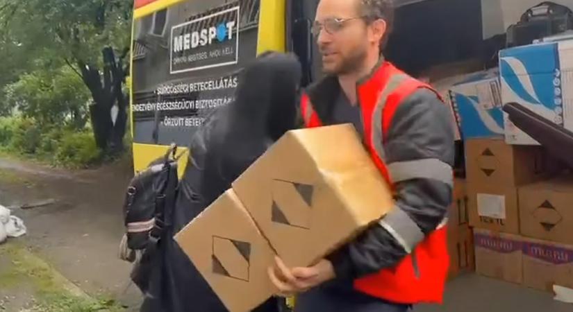 Megérkezett Kárpátaljára a magyar segítség, a MedSpot segélye