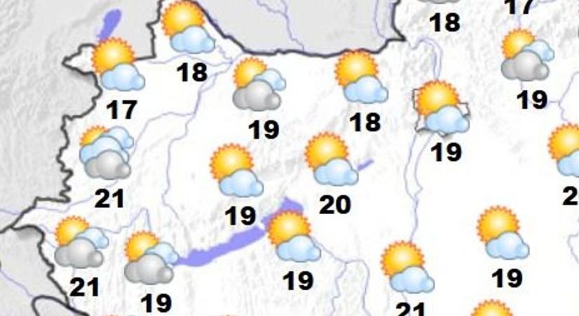 Erős széllel és napsütéssel indul a hétvége