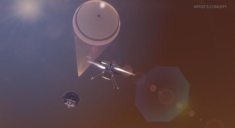 Hat helikoptert a Marsra!