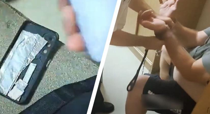 Az utolsó adagok buktatták le: bilincsben a mándoki díler! (videó)