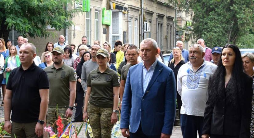 Ukrajna függetlenségének 34. évfordulóját méltatták a Beregszászban