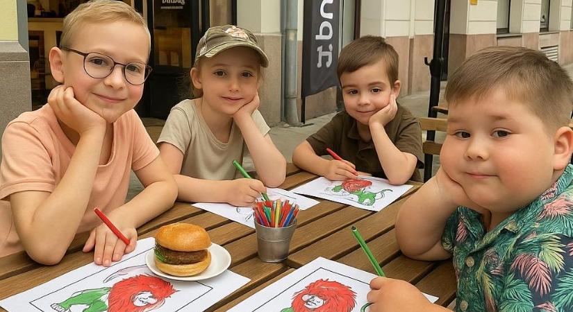 Egy budapesti hamburgerező színezővel trollkodta meg Orbán oroszlános győzelmi tervét