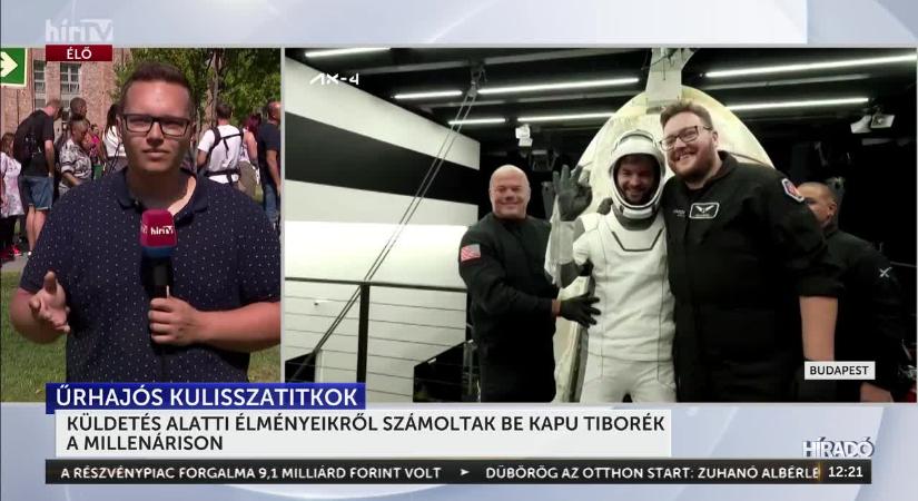 Űrutazás - A küldetés alatti élményeikről számoltak be Kapu Tiborék a Millenárison  videó
