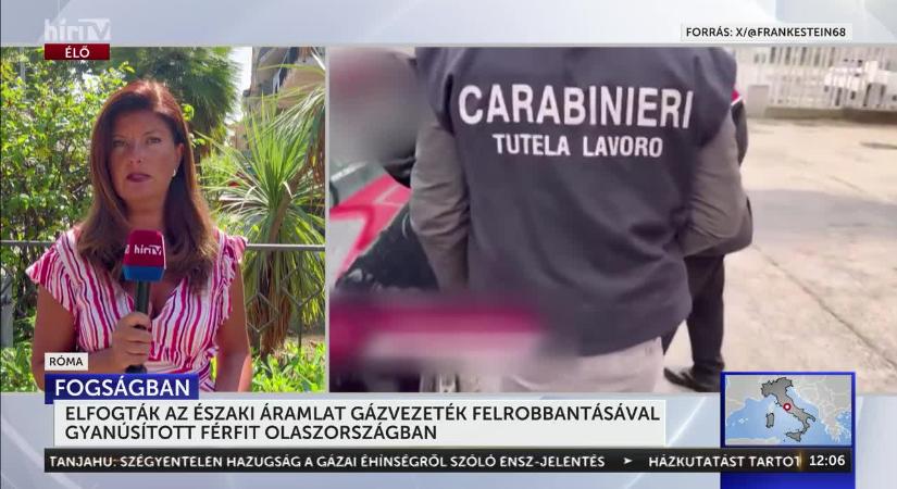 Olaszországban fogták el az Északi Áramlat gázvezeték felrobbanásával gyanúsított ukrán férfit  videó