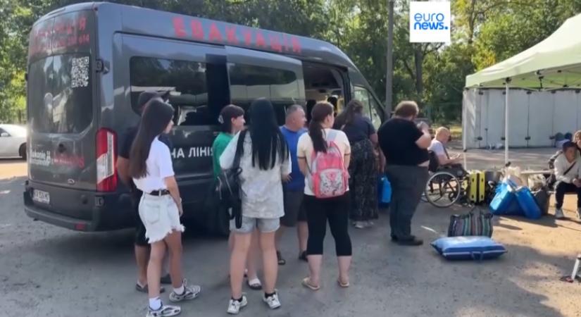 Több mint egymillió embert evakuálnak az ukrán frontterületekről