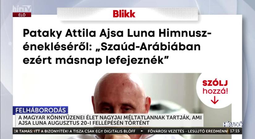 Cigarettával a kezében, ülve énekelte a himnuszt augusztus 20-án a Műegyetem Rakparton Ajsa Luna  videó