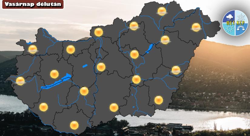 Kifejezetten frissek lesznek a hajnalok, délután sokat fog sütni a Nap