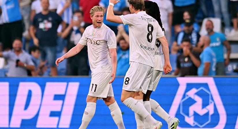 Serie A: De Bruyne és McTominay góljaival hozta a kötelezőt a szezonnyitón a Napoli – videóval