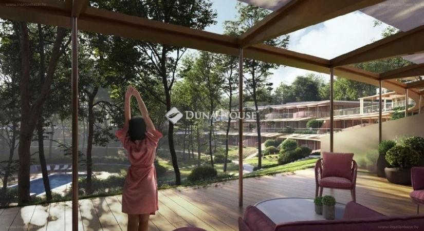 Teraszházak a Balaton partján – új lakónegyed születik