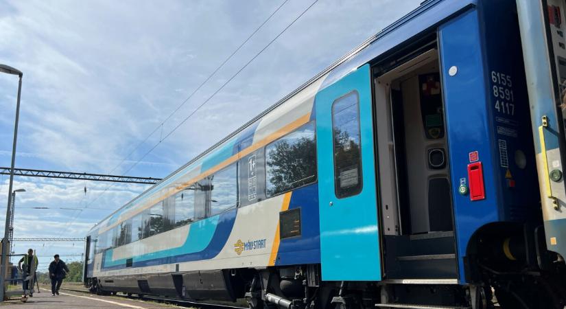Kigyulladt a Citadella InterCity mozdonya