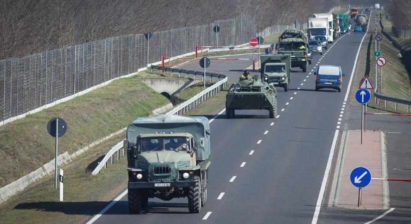 Autósok figyelem! Katonai konvoj halad át Magyarországon