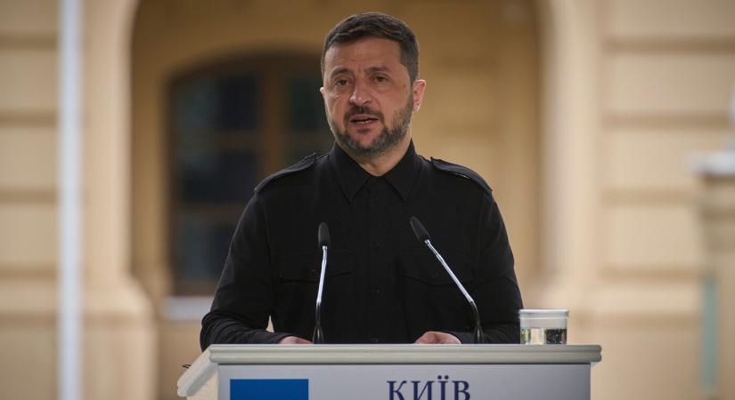 Volodimir Zelenszkij: Biztonságos és igazságos békére vágyik az ország