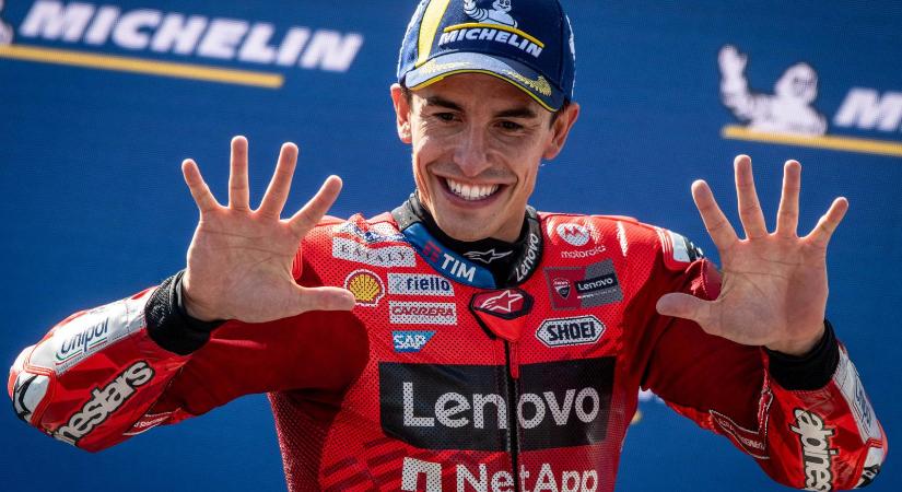 A hatszoros világbajnok Marc Márquez nyerte a MotoGP Magyar Nagydíjat a Balatonnál