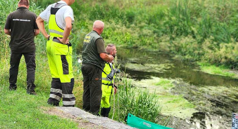 Tragédia Bugyinál: vízbe csúszott az autó, egy férfi és egy kutya nem élte túl a balesetet