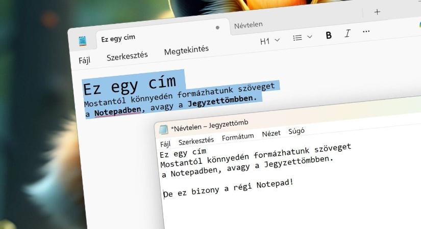 Régi Notepad visszaállítása Windows 11 alatt (régi Jegyzettömb)
