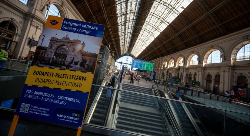 Mától minden megváltozik a Keleti pályaudvar miatt: az összes tudnivaló 1 helyen
