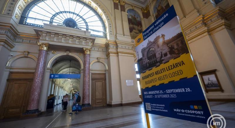 Hétfőn kezdődik a Keleti pályaudvar felújítása