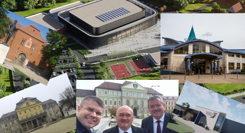 Szombathelyi kézilabda csarnok létesítése, a Batthyányi kastély, a Jurisics és a Nádasdy vár felújítása, kőszegi uszoda építése, és a sárvári Gyógyfürdő fejlesztése is a kormány szándékában van
