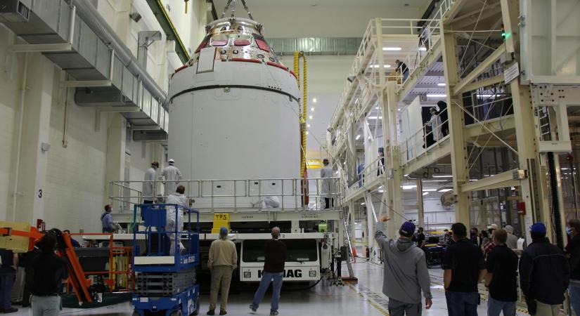 Elkészült a holdra szállás egyik alapköve, az Artemis I Orion-űrhajó