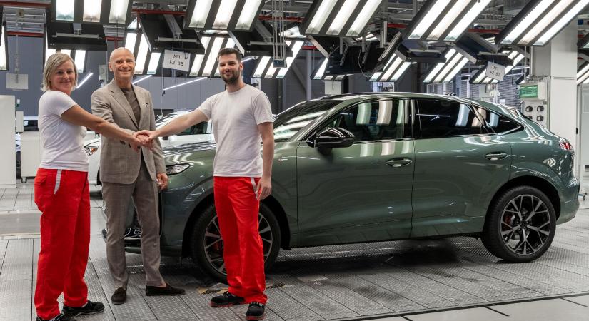 Újabb modell sorozatgyártása kezdődött meg az Audi Hungariánál