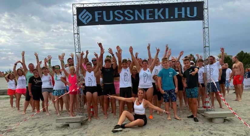Az utolsó mezítlábas futást rendezték Balatonlellén