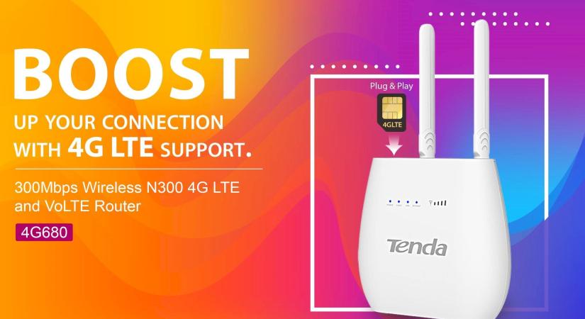 Tenda 4G LTE routerek – Internet bárhol, bármikor!
