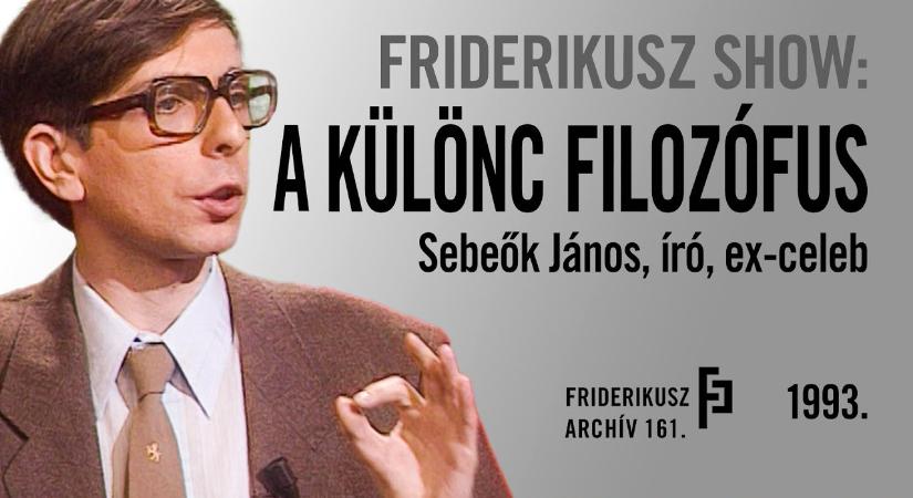 Előkerült Sebeők János, nincs jól a különc sztár