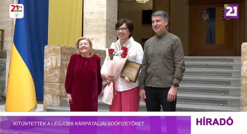 Kitüntették a legjobb kárpátaljai adófizetőket (videó)