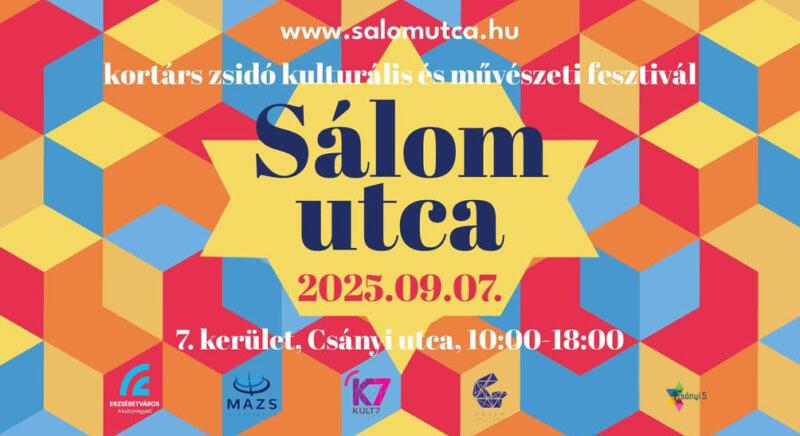 Sálom utca – Harmadszorra is kortárs zsidó kulturális fesztivál a 7. kerületben