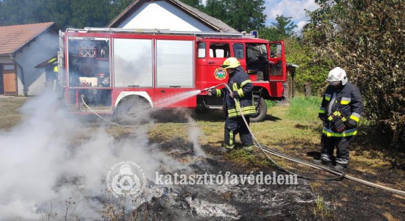 Elszabadultak a lángok Szepetneken és Miháldon