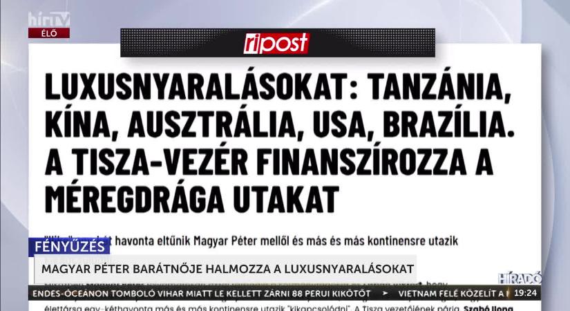 Ripost - Magyar Péter barátnője halmozza a luxusnyaralásokat  videó