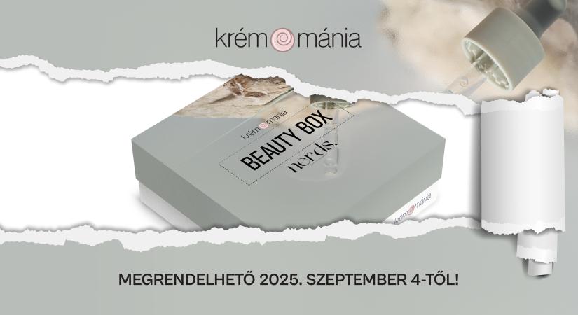 Krémmánia X NERDS limitált beauty box – tudományos alapú bőrápolás 8 teljes méretű termékkel