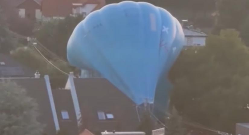 Kényszerleszállást hajtott végre egy hőlégballon Debrecenben
