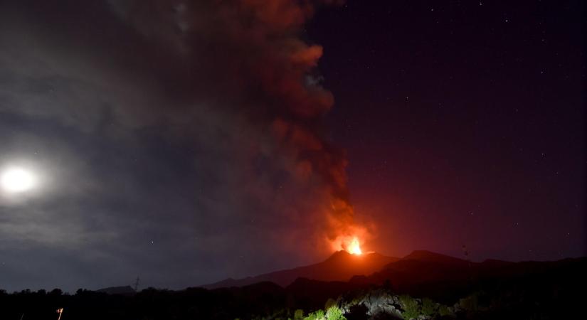 Ismét kitört az Etna – videó