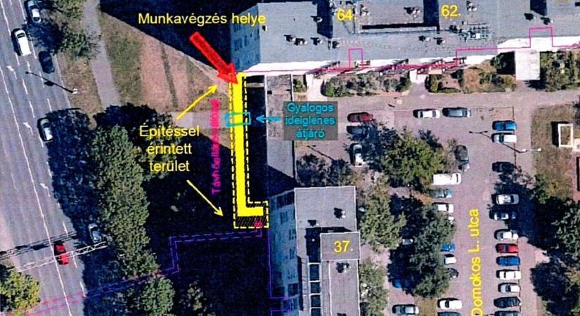 Felújítják a távhővezetéket a Böszörményi út egy szakaszán