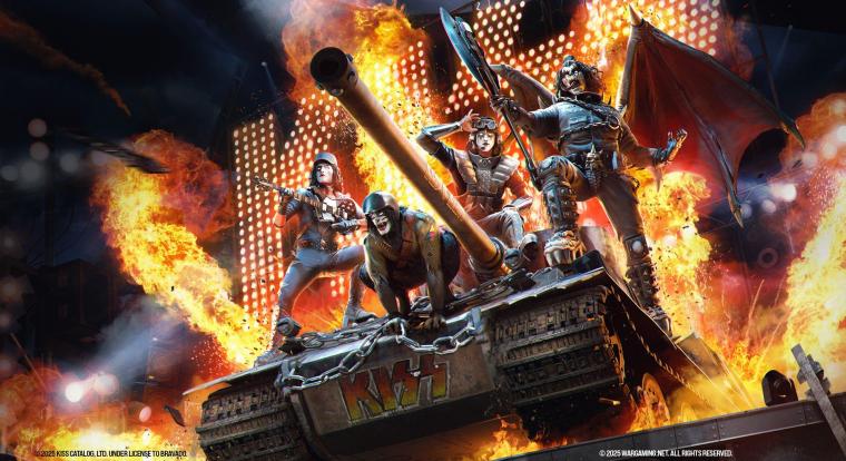 A legendás KISS lángra lobbantja a csatateret a Wargaming ingyenes játékában