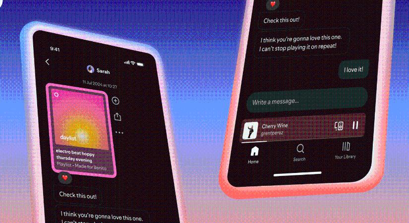 Közös jamelés után jöhet egy kis chatelés a Spotify-on