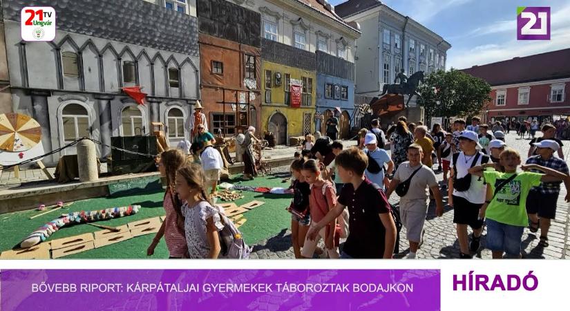 Bővebb riport: kárpátaljai gyermekek táboroztak Bodajkon (videó)