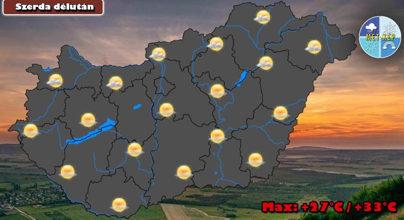 Visszatér a kánikula, újra 30 fok felett