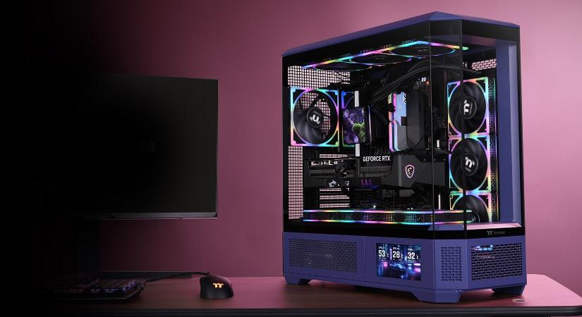 Panorámás, E-ATX-es toronyház a Thermaltake-től, akár "lopakodó" alaplapokhoz is