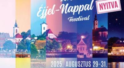 Szentendre Éjjel-Nappal Nyitva, 2025. augusztus 29-31.